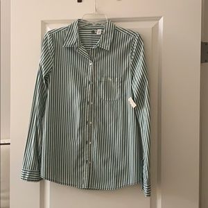 BP pinstripe button down.